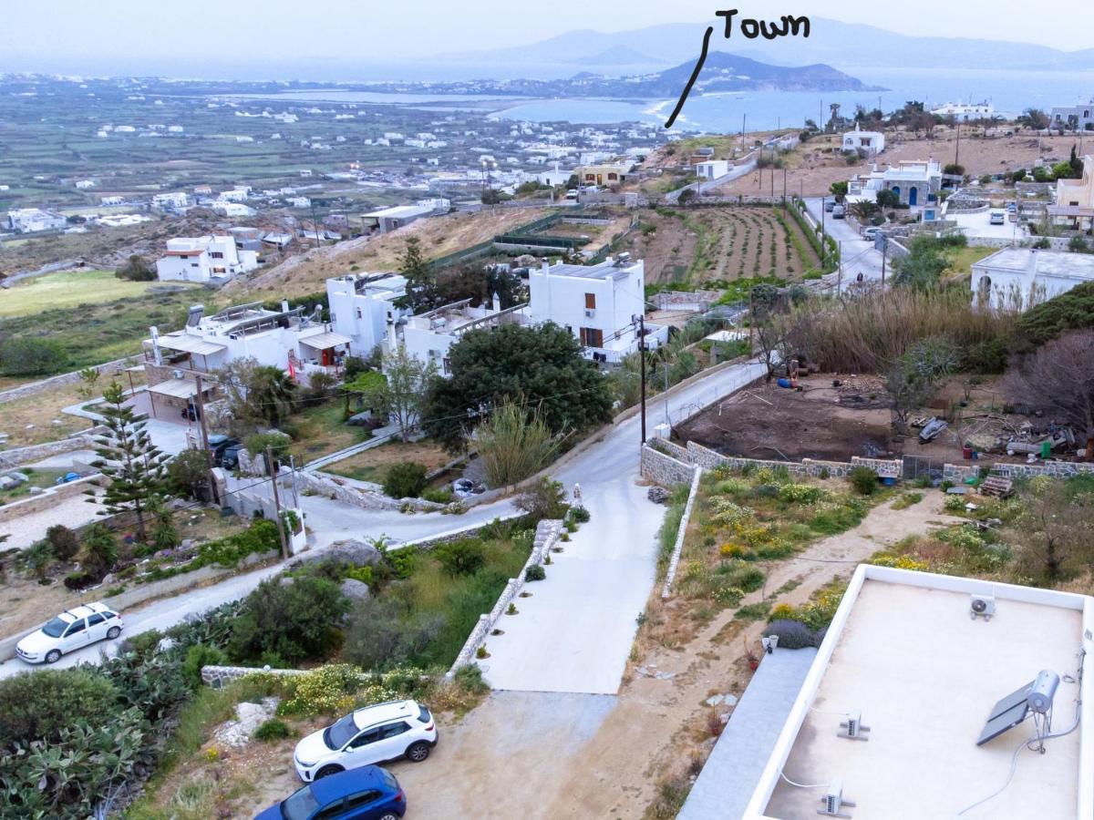 Cycladic Home On The Hill With Beautiful Views!! Agkidia Bagian luar foto