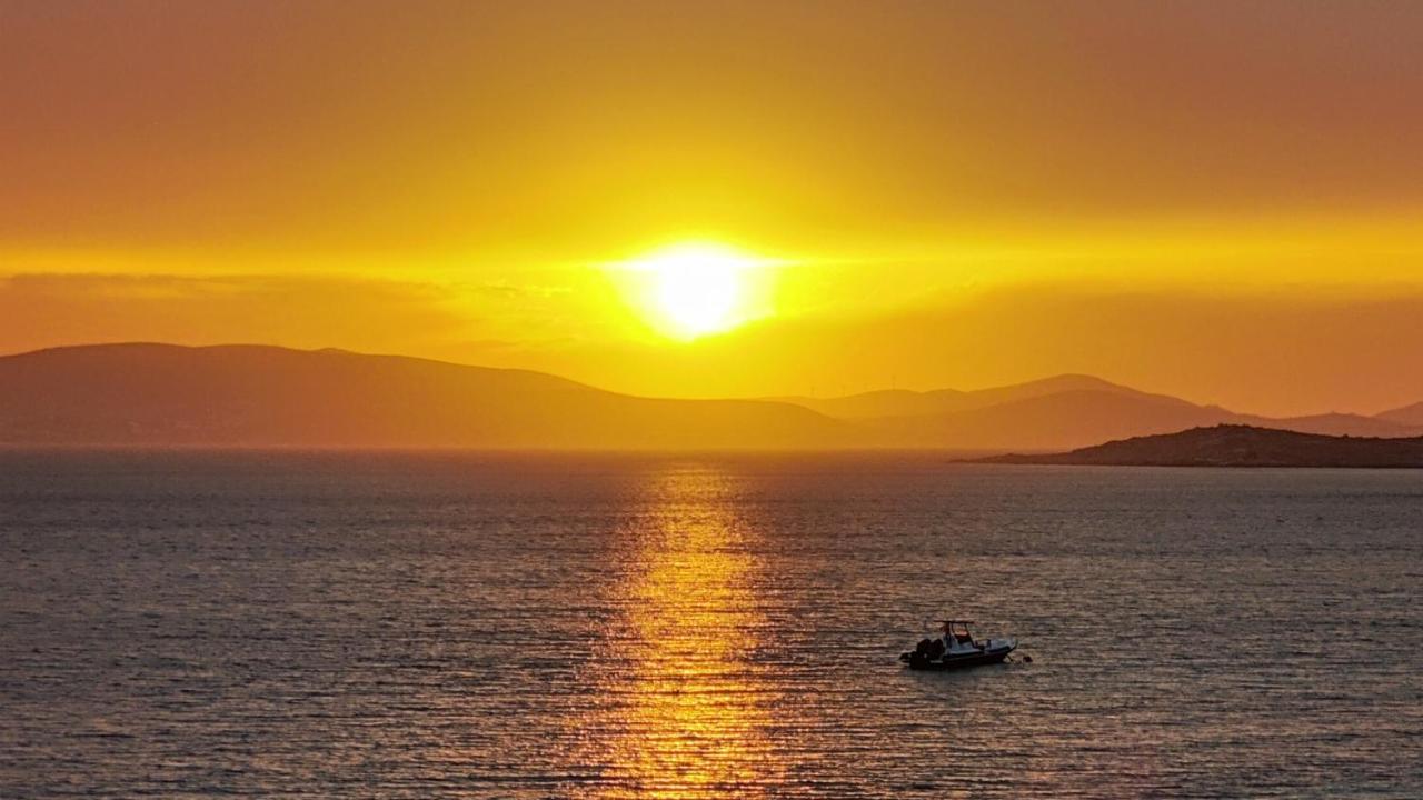 Cycladic Home On The Hill With Beautiful Views!! Agkidia Bagian luar foto